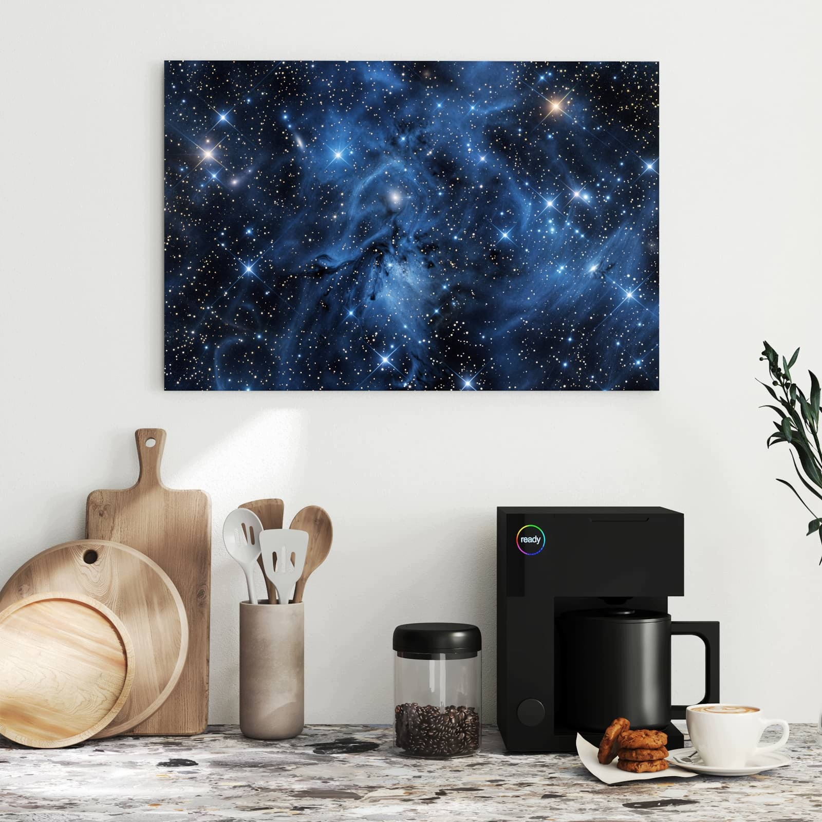 Magnetická tabule Jemné Hvězdné obloha 60 × 40 cm