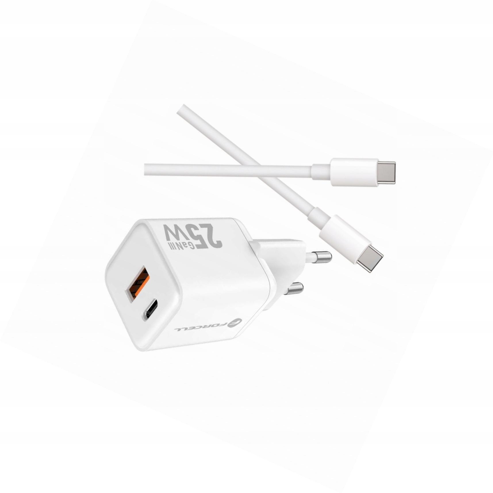 Szybka ładowarka Gan 25W z długim kablem Usb-c do Samsung Galaxy M21