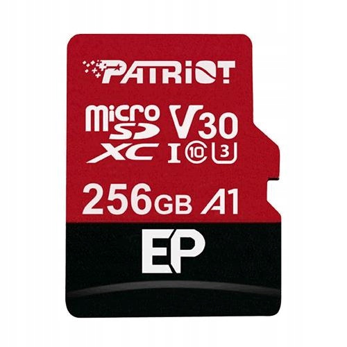 Patriot V30 A1/micro SDXC/256GB/UHS-I U3 Class 10/+ Adaptér