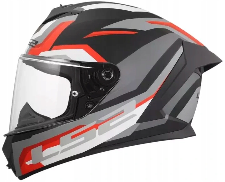 LS2 FF820 Rapid III Hyper Black Red Integrálna Motocyklová Prilba S