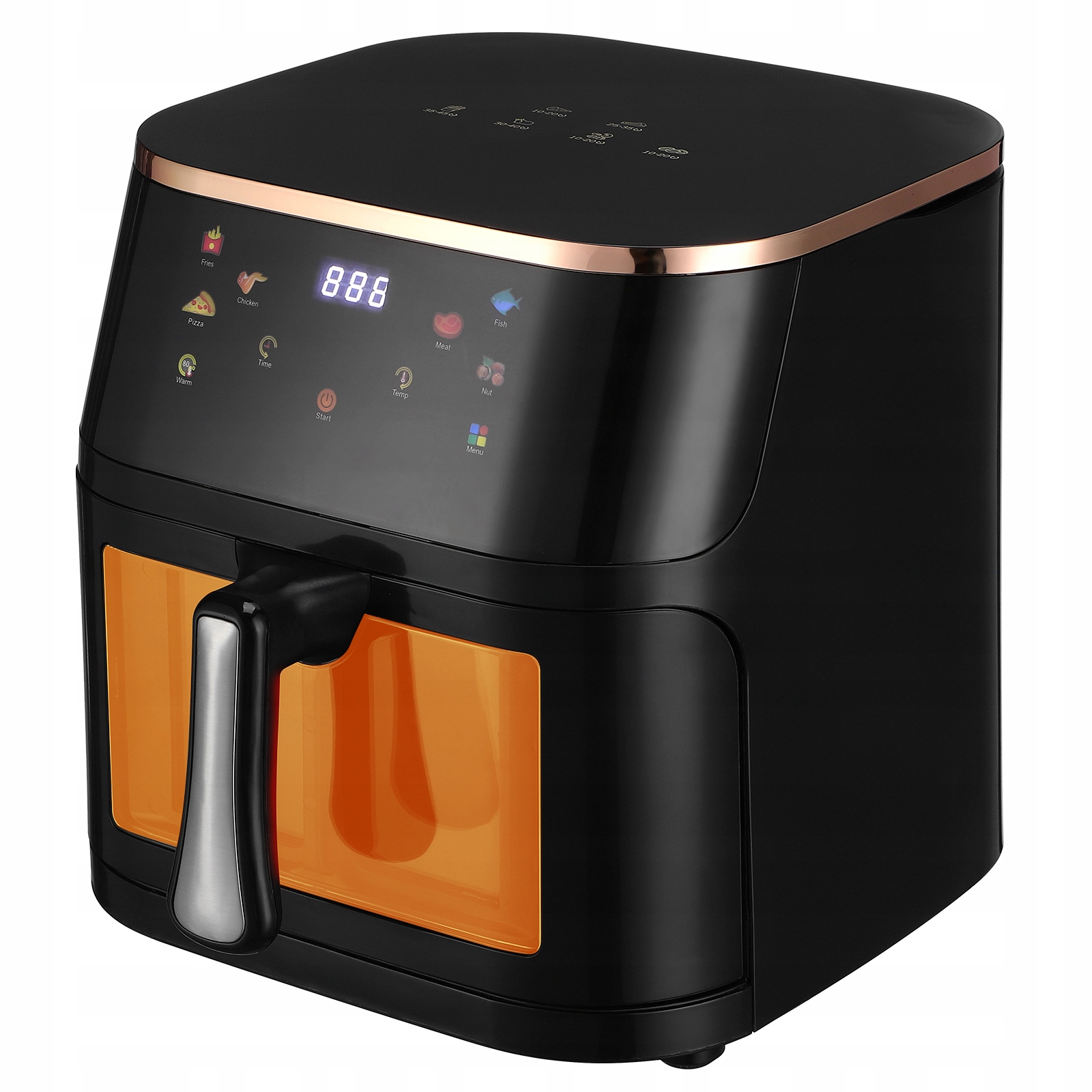 1 Sex Elektrický Fritéza S Dlouhou Pamětí A Okénkem