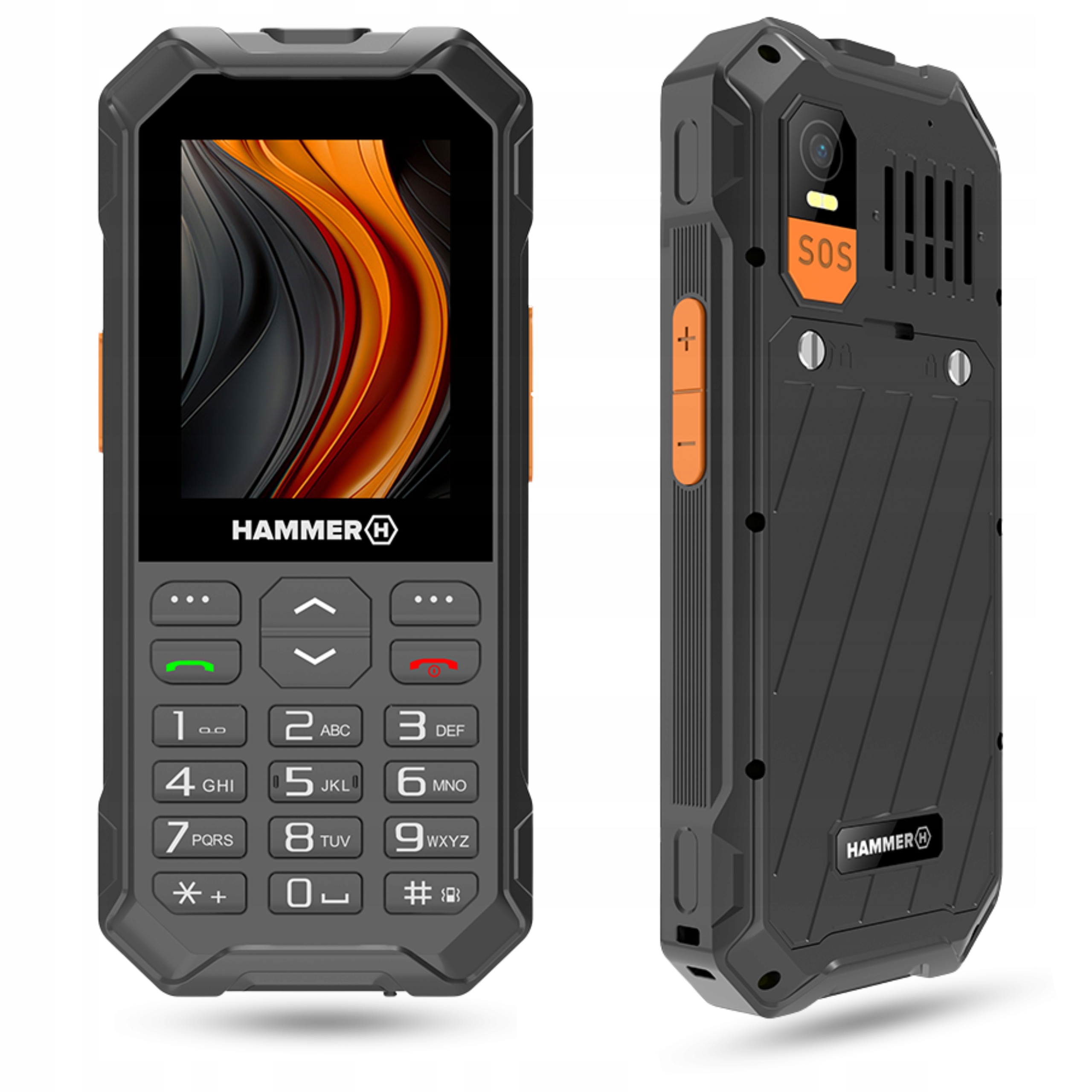 Telefon Komórkowy Hammer 6 Lte Wodoodporny Pyłoszczelny Na Klawisze