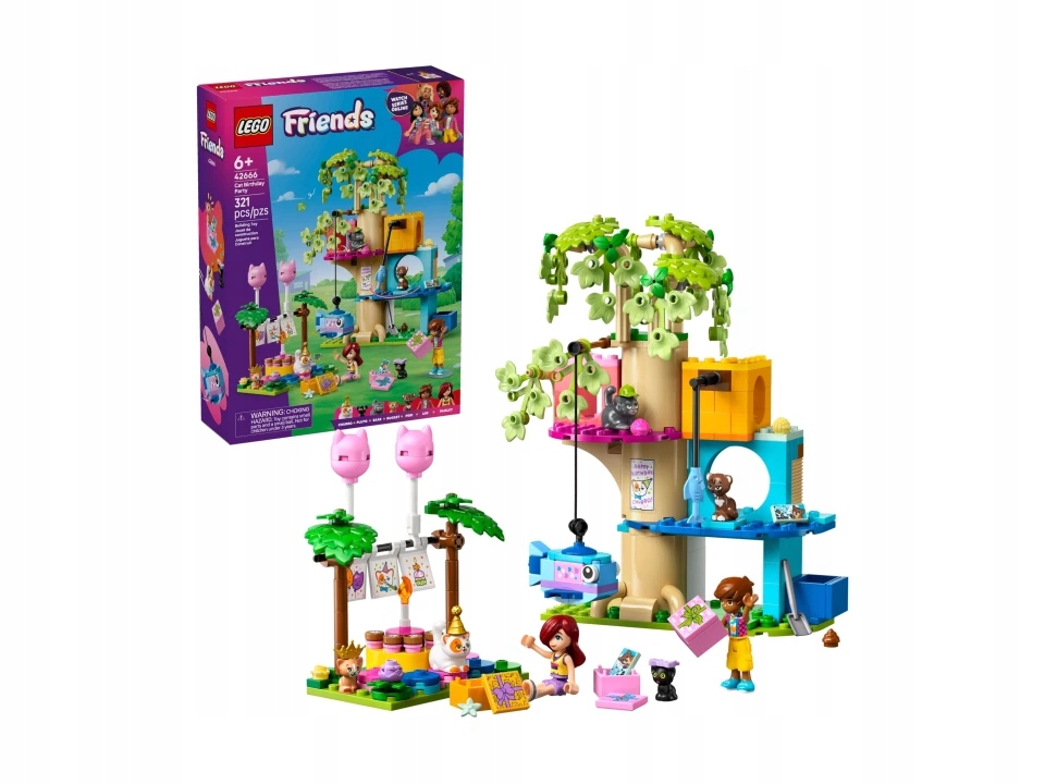 Lego 42666 Friends Kočičí narozeninová oslava