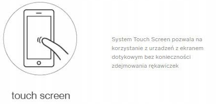 RĘKAWICZKI 4F MĘSKIE DAMSKIE ZIMOWE DO SMARTFONU Płeć uniseks