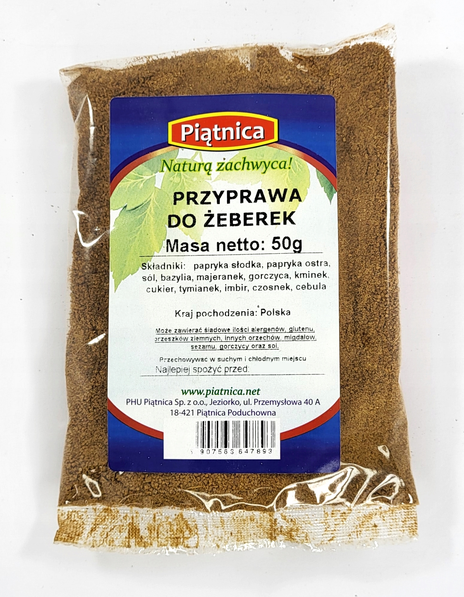 PRZYPRAWA DO ŻEBEREK 50G SUPER SMAK PIĄTNICA