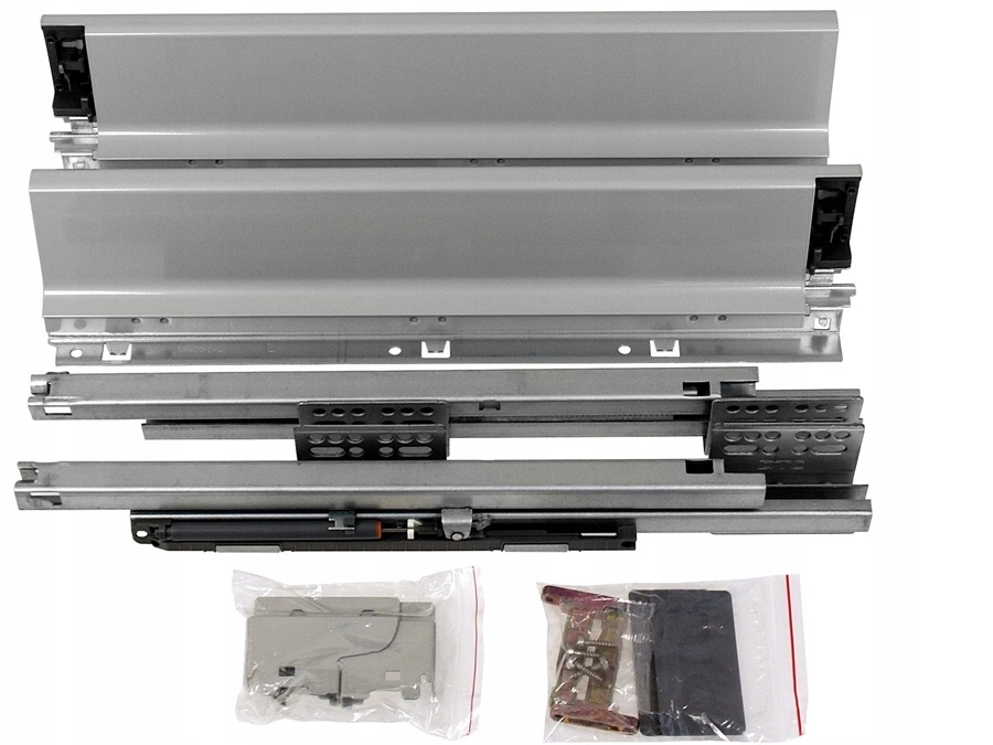 Szuflada Systembox Amix Niska Hamulec Szara 500