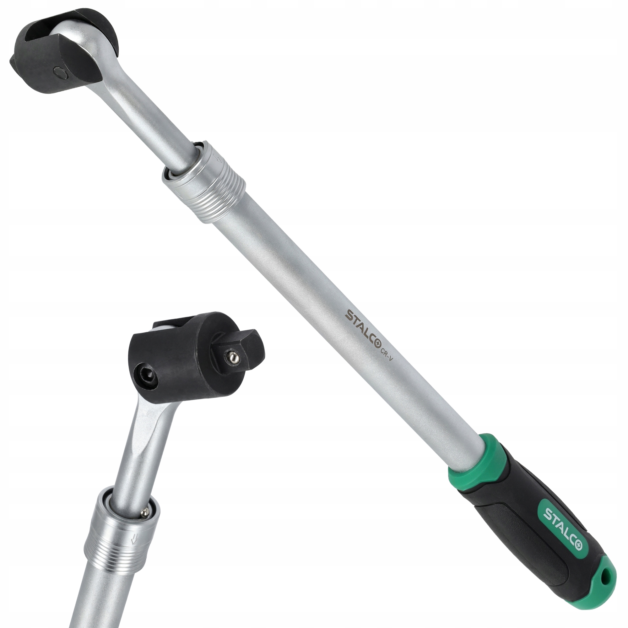 Rękojeść Z Przegubem Teleskopowym Do Nasadek 1/2" 470 620 MM Crv Stalco