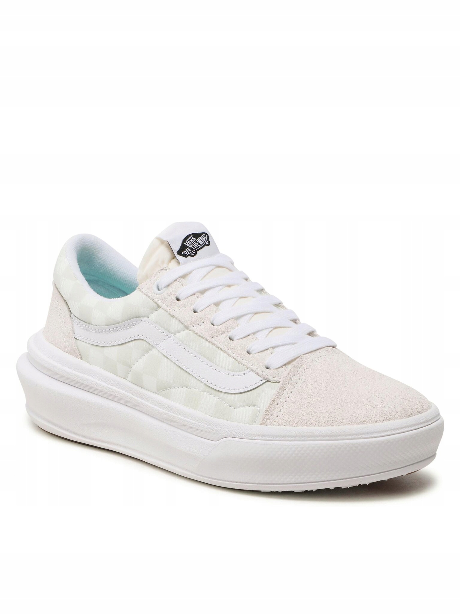 Vans Sneakersy Old Skool Over VN0A7Q5ETDC1 Checkerboard White/Checke