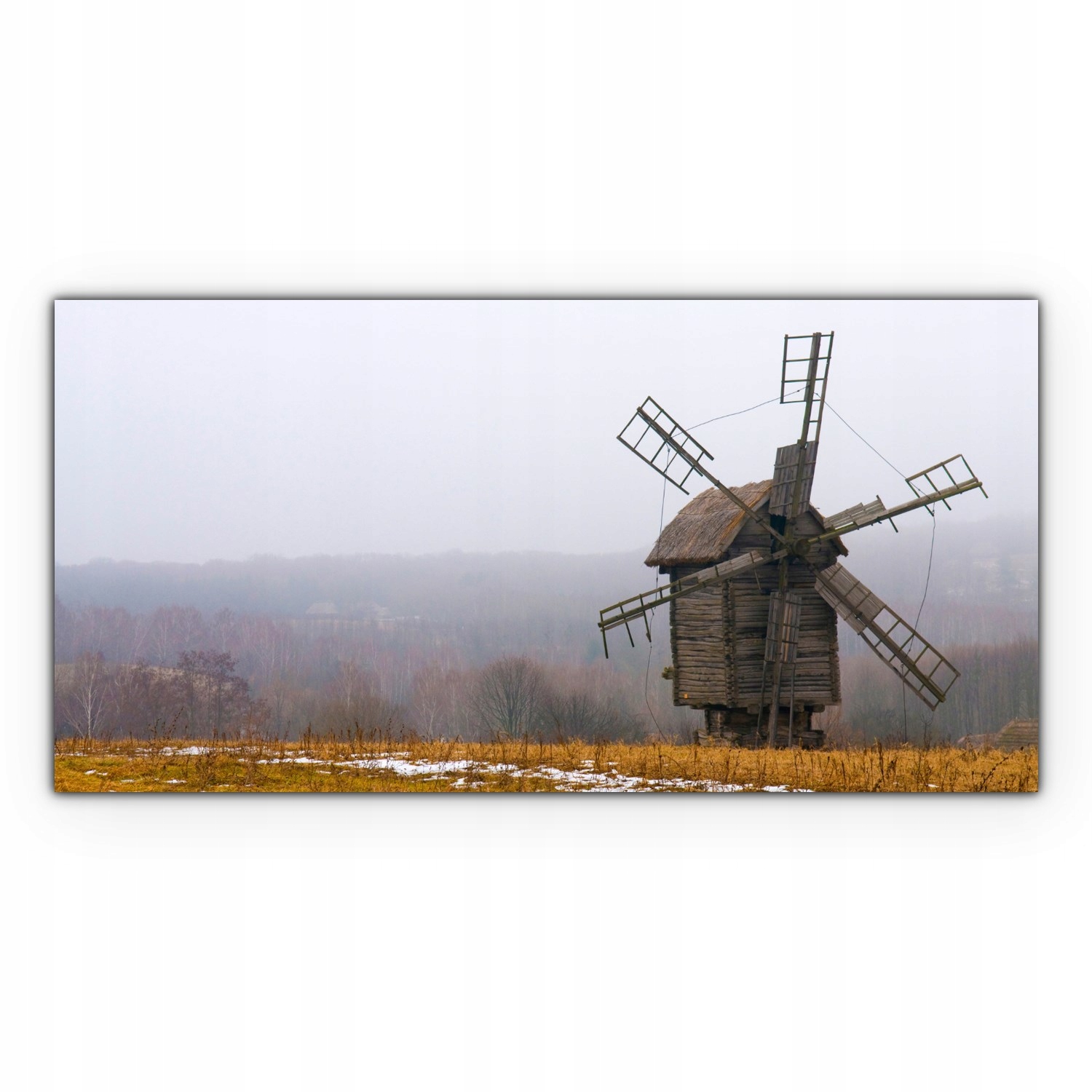 

Obraz Canvas dekoracja 120x60 Młyn Farma Wieś Pole