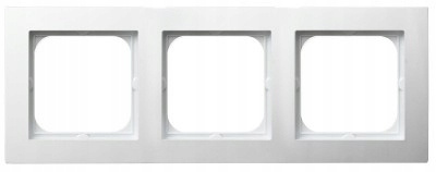 RAMKA POTRÓJNA DO GNIAZDKA KONTAKTU BIAŁA OSPEL AS R-3G/00