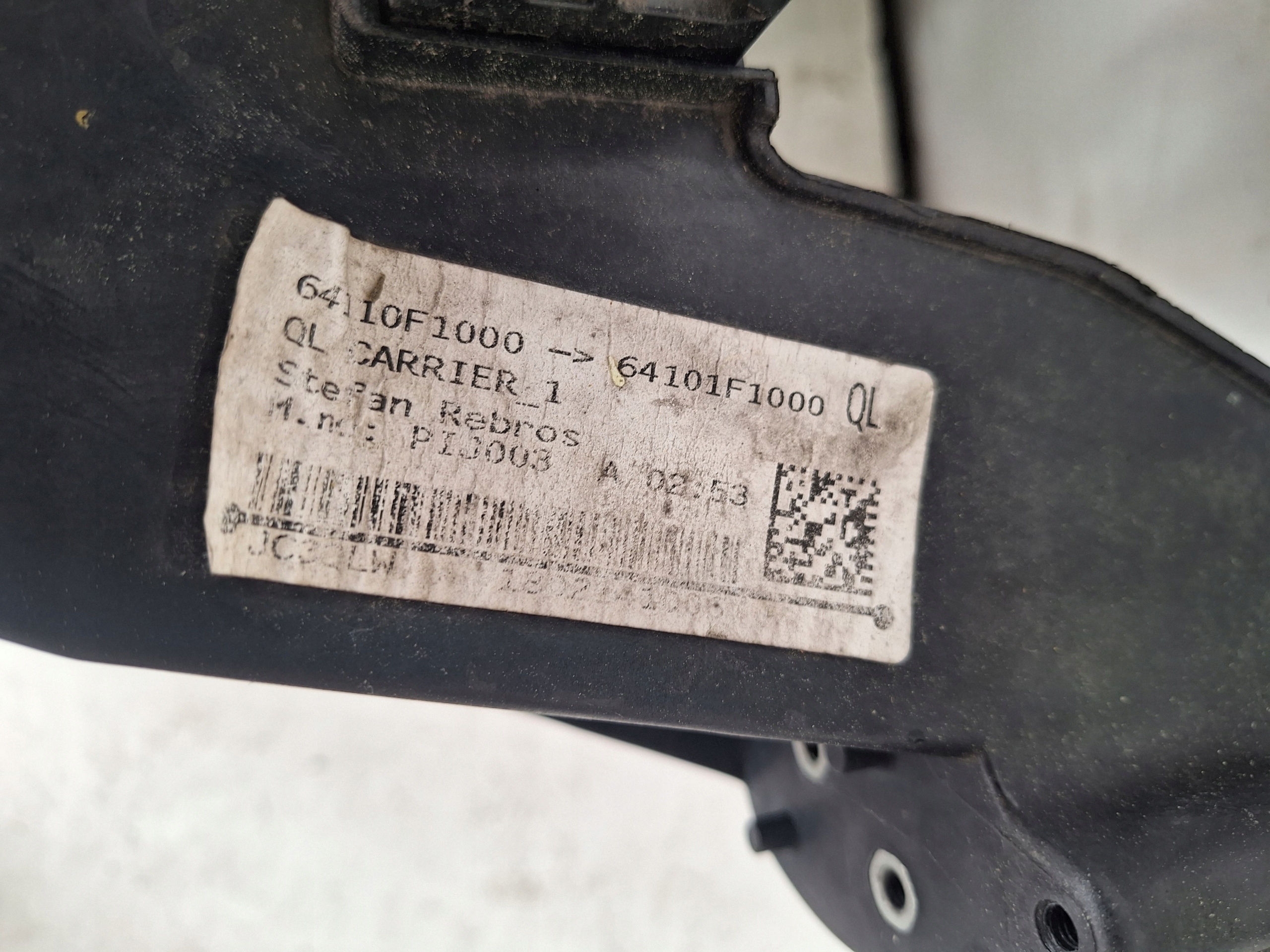 KIA SPORTAGE IV 15-18 support panel for radiators 1.6 CRDI MANUAL