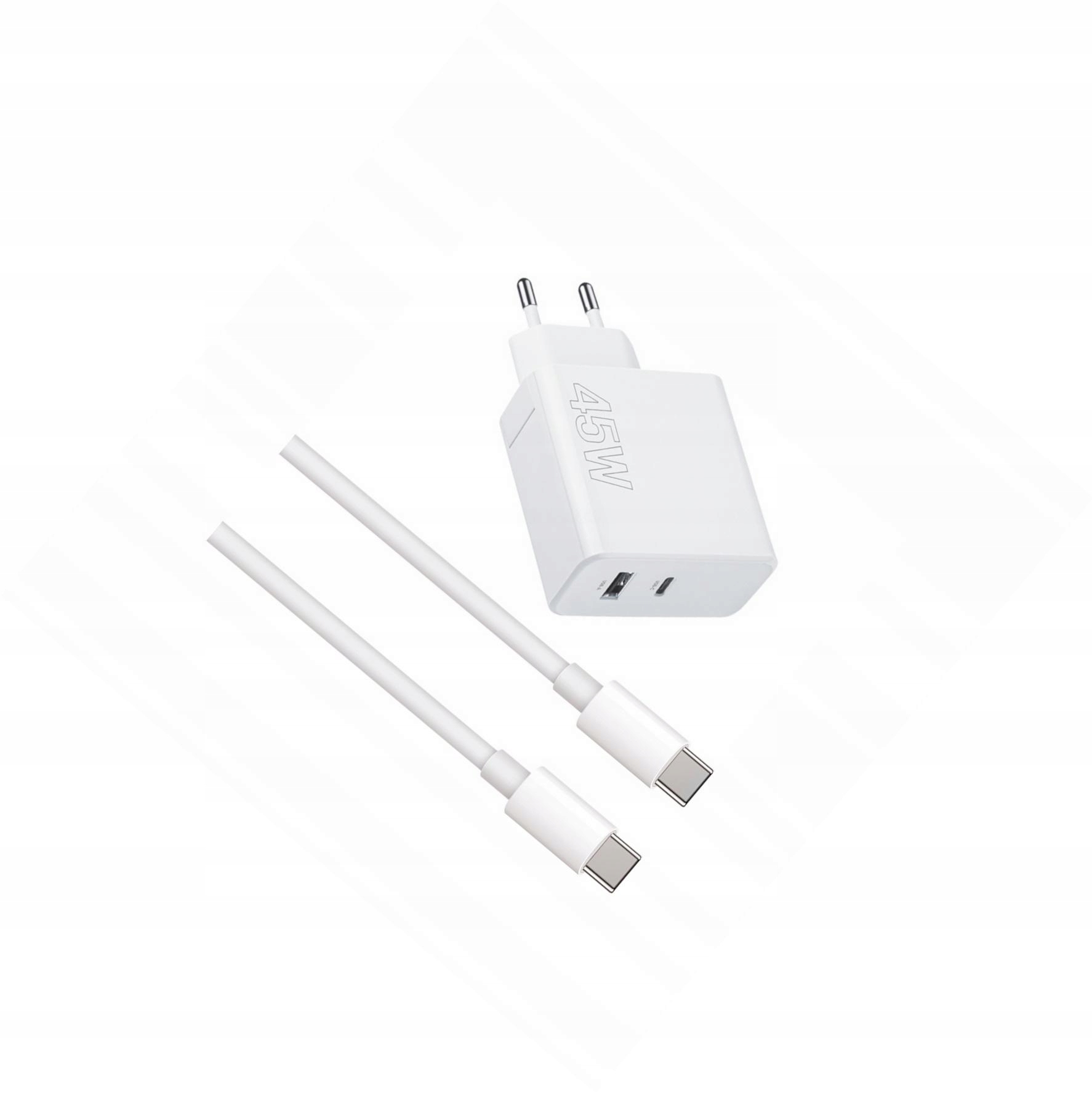 Szybka ładowarka 45W z kablem 1m 2 wejścia do Samsung Galaxy Z Flip 3