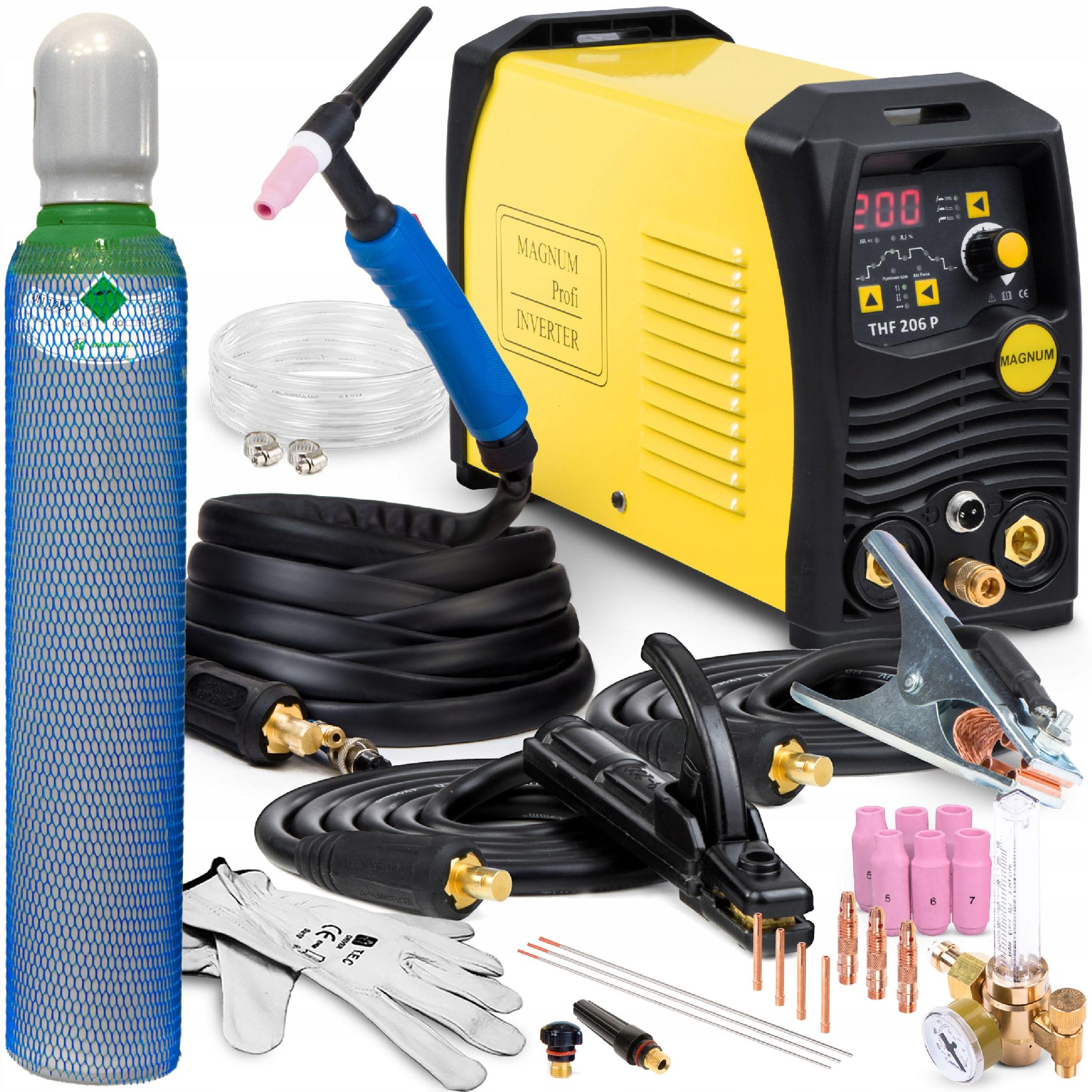 Invertorová Svářečka Magnum Thf 206P Mma Tig DC Puls 230V 200A Igbt Hf 4T