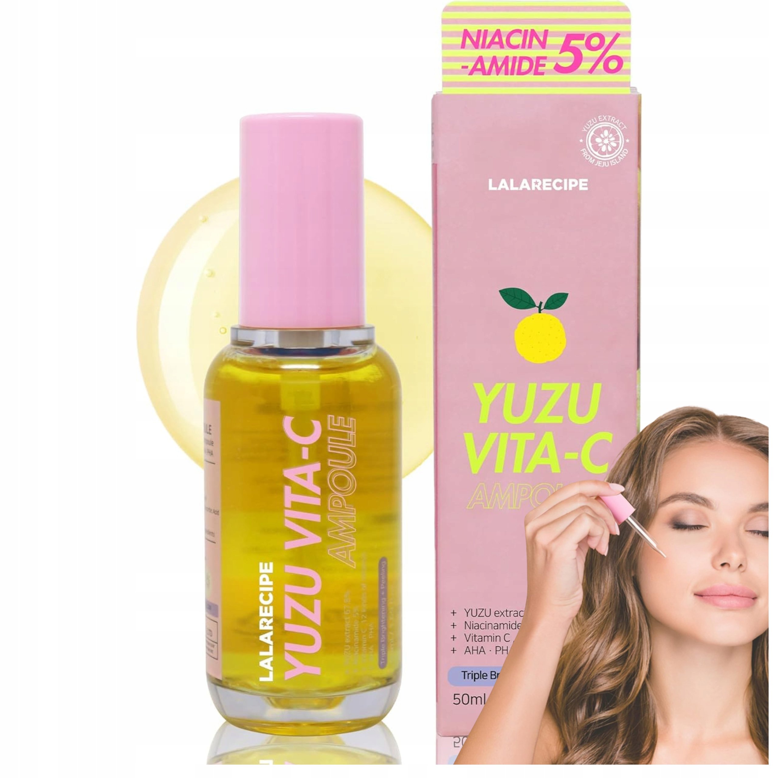 Rozjasňující sérum LalaRecipe Yuzu Vita C Ampoule Serum 50 ml