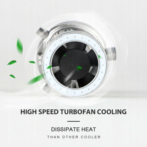 ŻARÓWKA LED MOTOCYKL MOTOR SKUTER H4 HS1 2600LM Typ HS1 / P43t