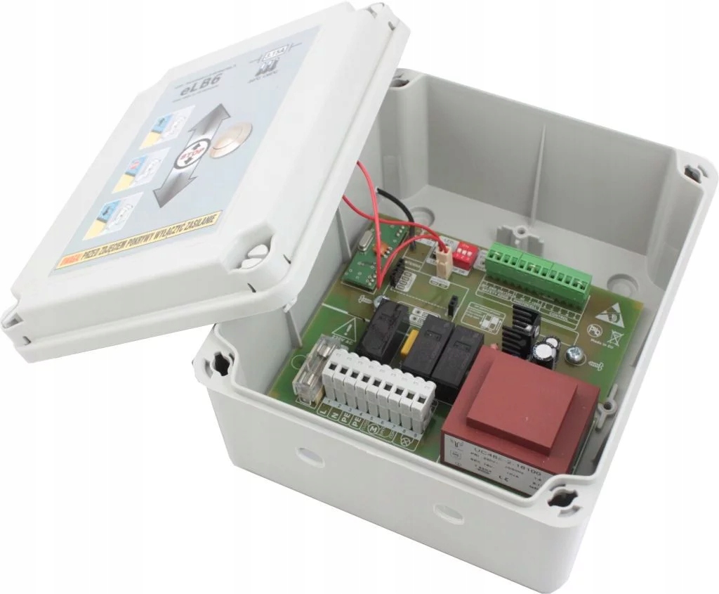 Řídicí jednotka eLB6Ek 230VAC, rolovací vrata, 433,92MHz