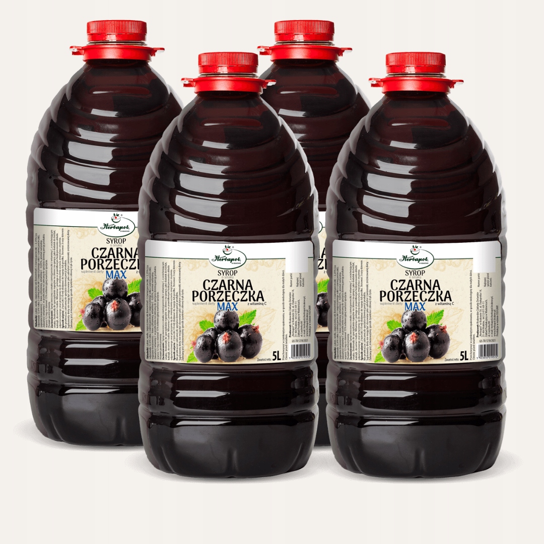 Syrop Czarna Porzeczka 5L Herbapol