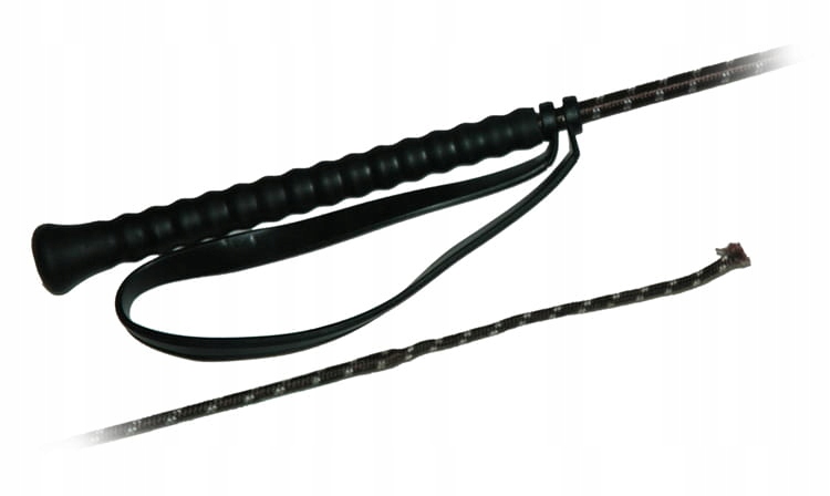 Bat dla konia wszechstronny brązowy Fleck Rubber 90 cm