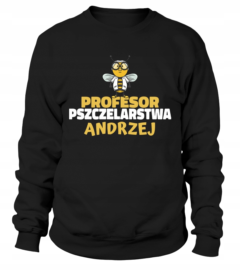 Pánská Mikina Profesor včelařství [vyberte Si Jméno] 2XL Černá Pro něj Obličej