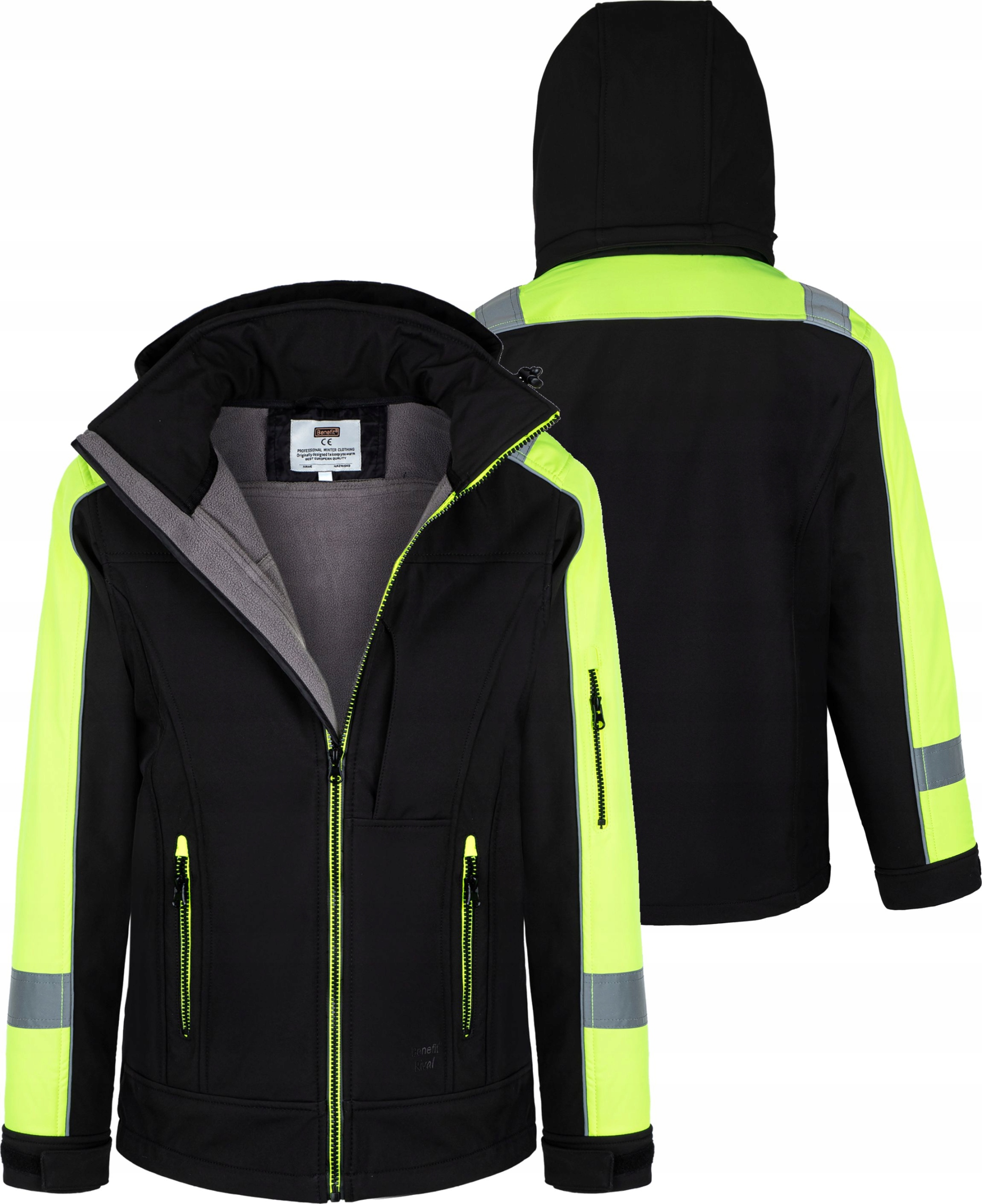 Kurtka SOFTSHELL ODBLASKOWY RIVAL L