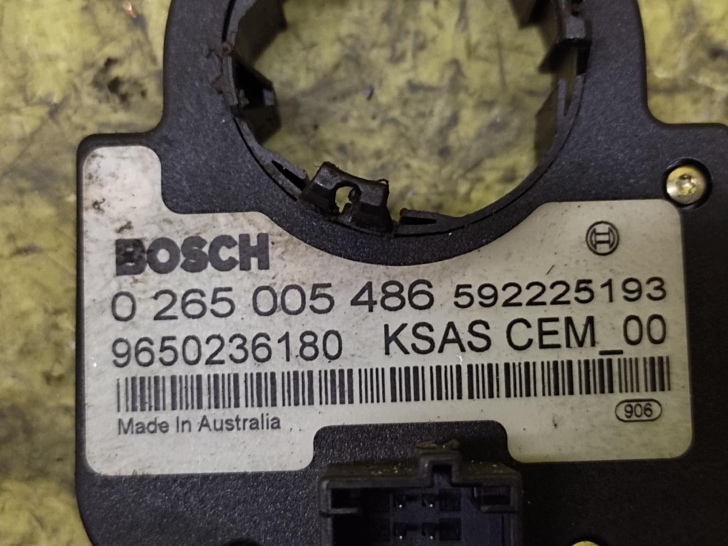 CITROEN C4 sensor angle steering 0265005486