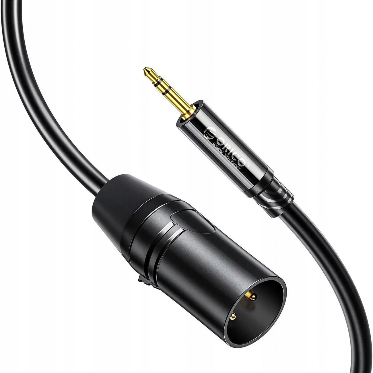 Kabel audio Orico Axkf mini jack 3,5 mm do Xlr żeńskiego 5 m czarny
