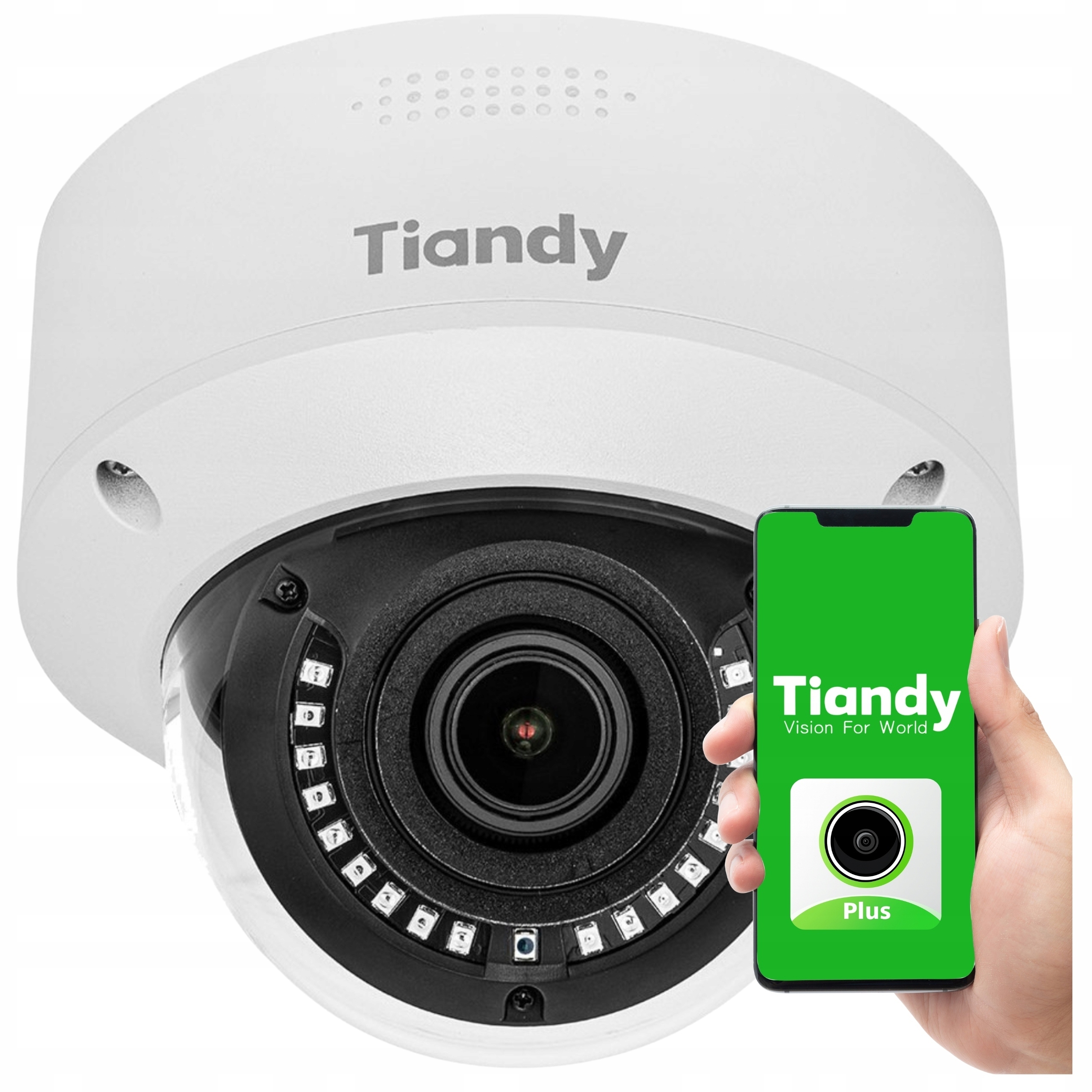 Ip kamera Tiandy TC-C35MS 3LHA-27135 5Mpx Motozoom Detekcia PoE Aplikácia
