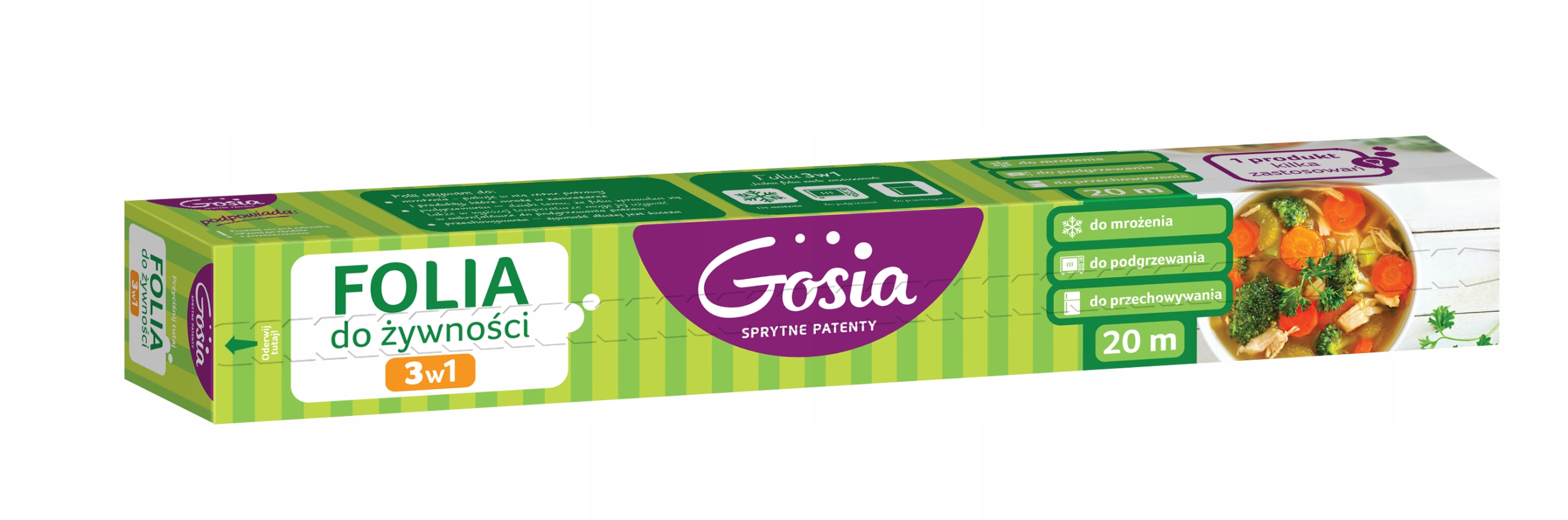 

Gosia Folia do żywności 3w1, 29 cm x 20 m