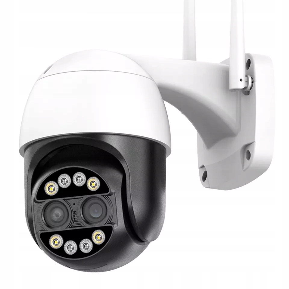 Dvojitá Venkovní Otočná Wifi Kamera 8 Mpx