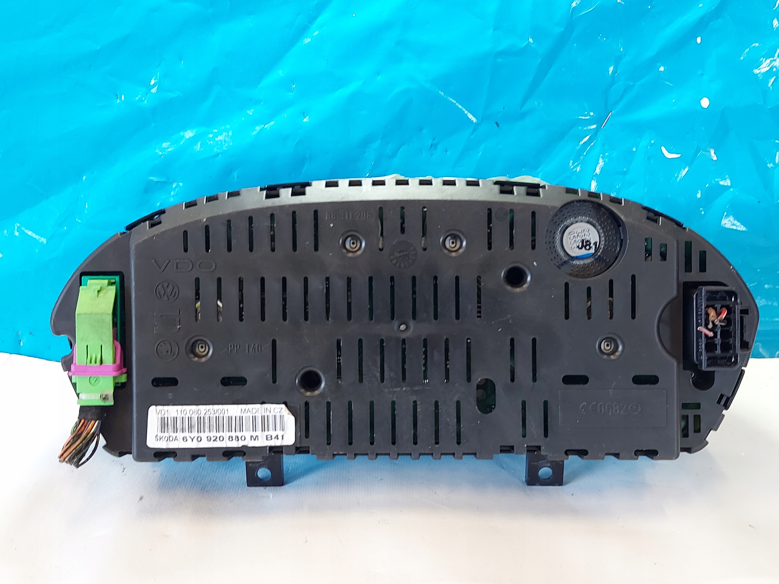 dials clock SKODA FABIA 6Y 1.2 B 6Y0920880M