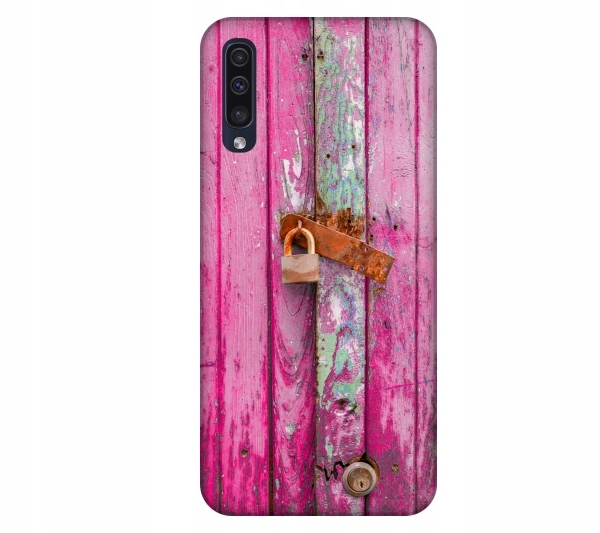 

Etui pokrowiec Samsung Galaxy A50 Rózowe drzwi