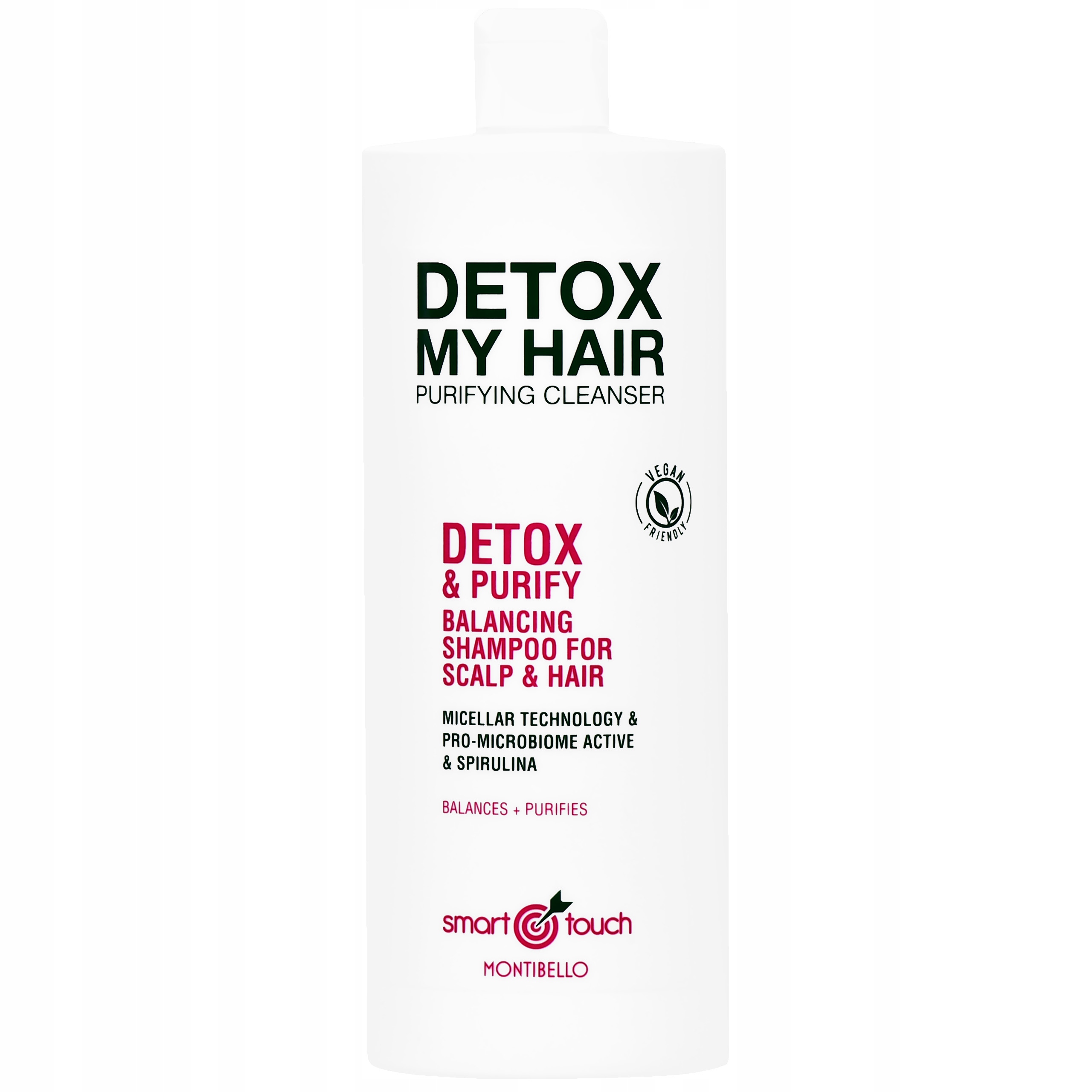 Montibello Smart Touch Detox Čisticí šampon 1000ml veganská receptura