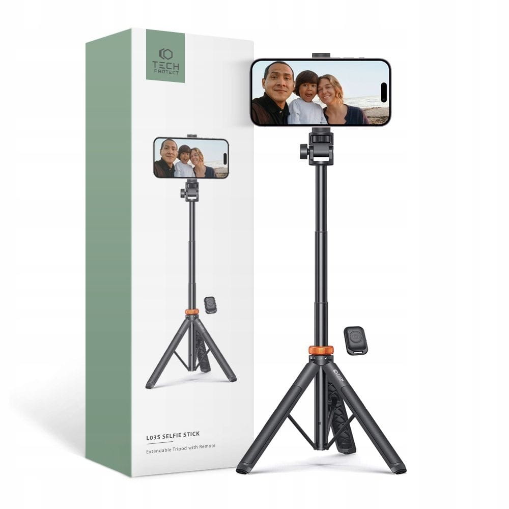 Selfie Stick Tech-protect L03S Tripod Do Rolek Statyw Kijek Bluetooth