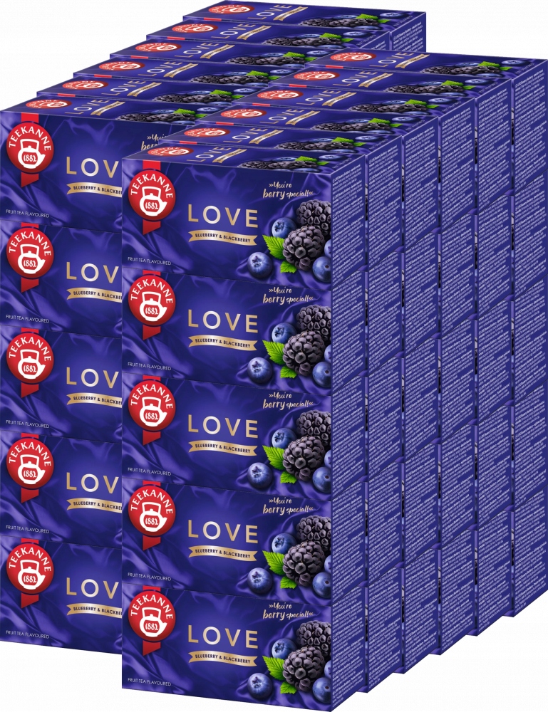 Teekanne Love Blueberry & Blackberry 20 kopert herbata ekspresowa x60