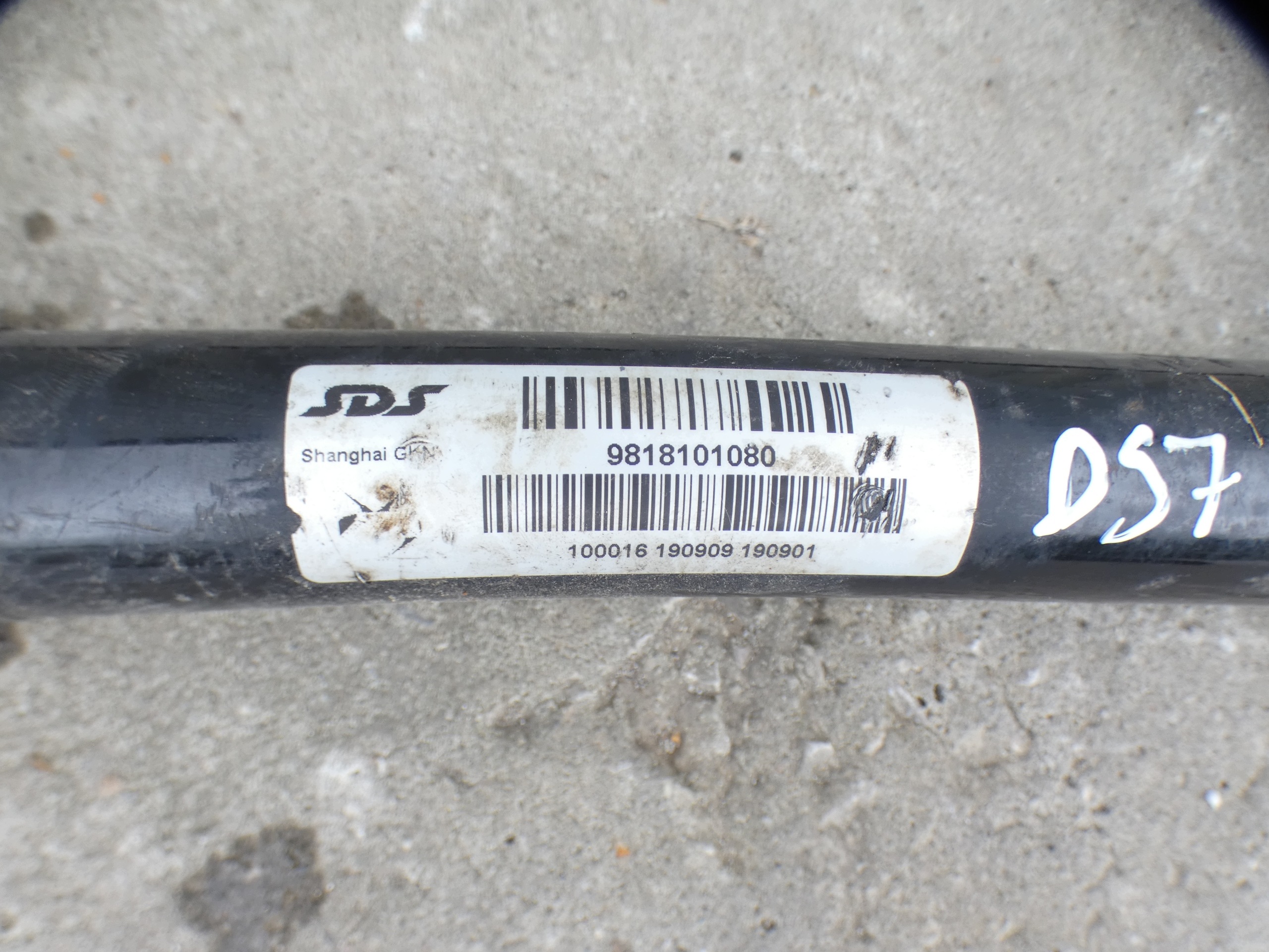 semi-axis front front right CITROEN DS9 DS7 1.6THP 1.5BHDI 9818101080