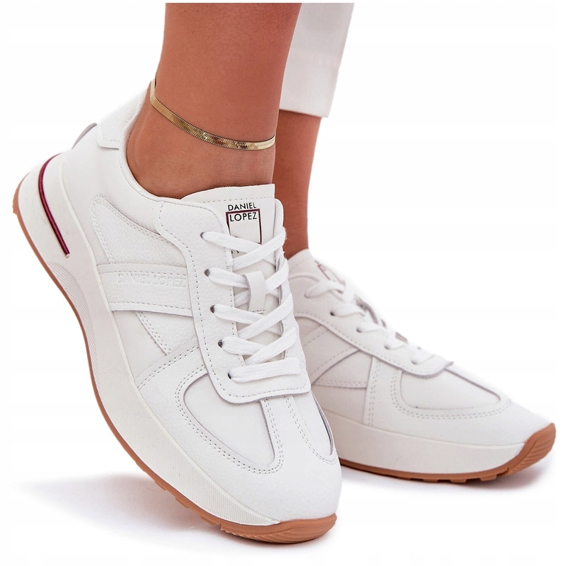 Dámské Kožené Tenisky Daniel Lopez Daniel Lopez SS2D4042 Bílé 41