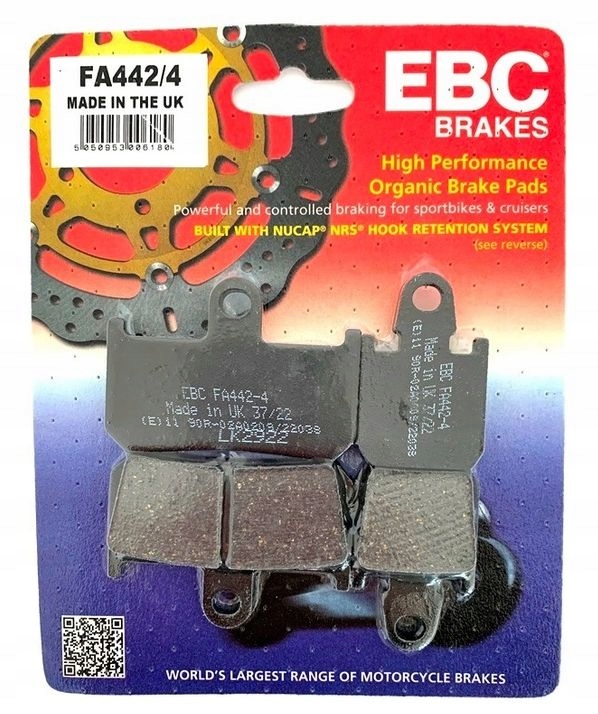 Destičky Přední Yamaha MT-01 1700 VMX-17 VMax YZF-R1 1000