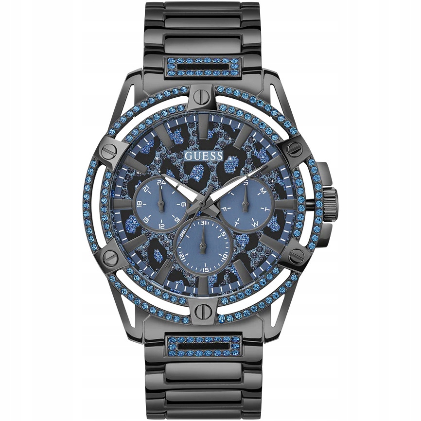 Pánské Hodinky Guess GW0497G5 šedý náramek