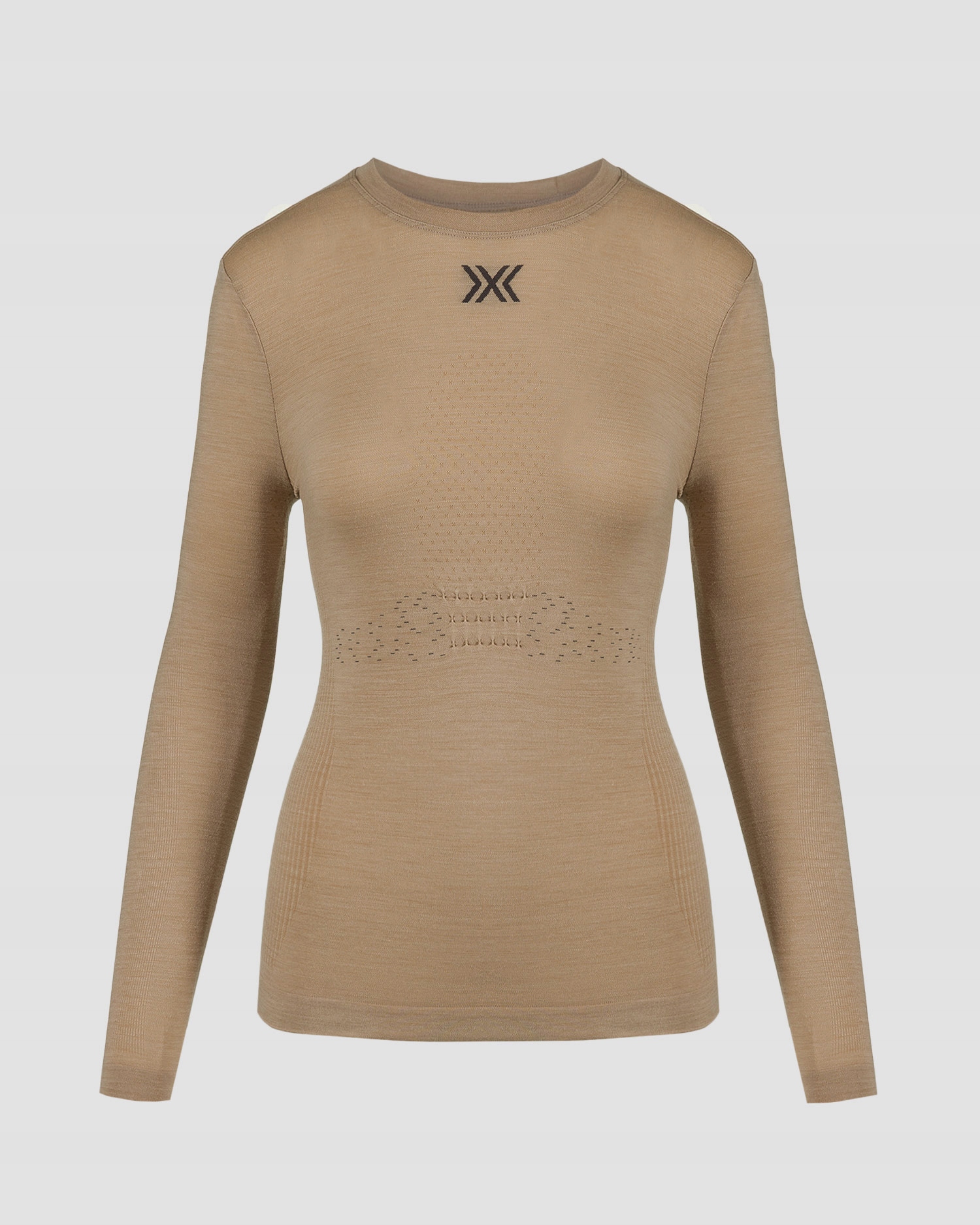 Longsleeve damski X-Bionic Mightywool Shirt Ls beżowy Rozmiar S