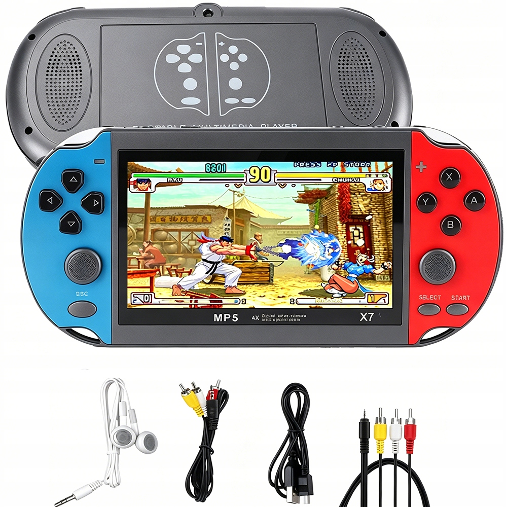 Przenośna Mobilna Mini Konsola 1 Podwójny Joystick X7 Klasyczne Gry Retro