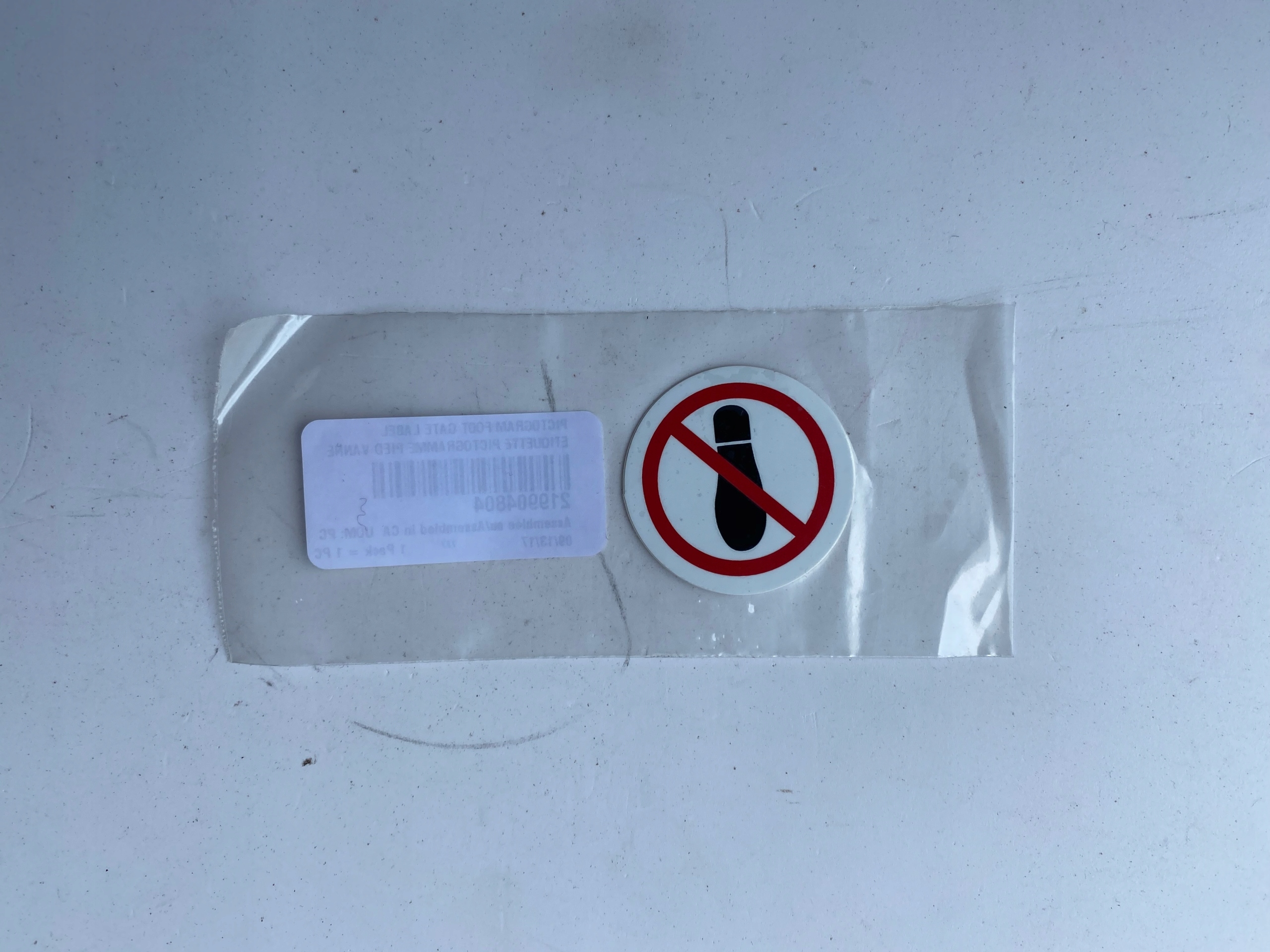 Naklejka Pictogram Foot IBR 219904804