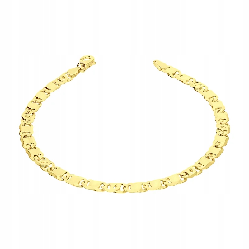 Náramek ze zlata 585 s fantazijní vazbou Tiger je efektní jako dárek