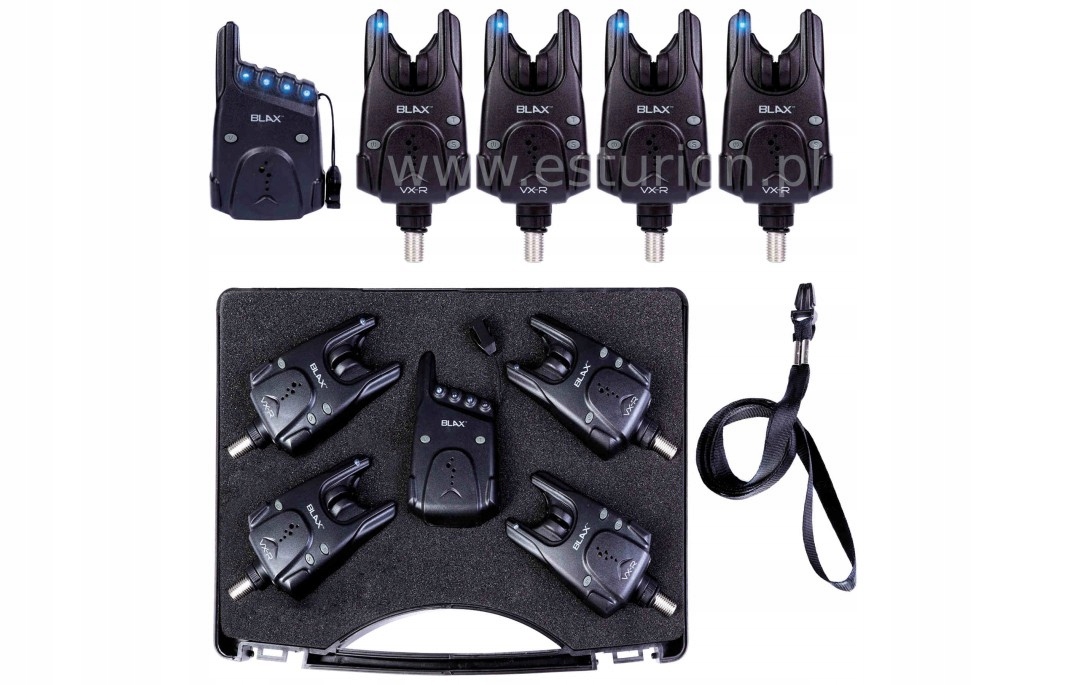 Elektronický signalizátor záběru s centrálou Carp spirit Blax Vx-r 4+1