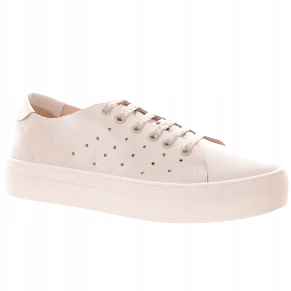 Venezia Bílé Dámské Kožené Tenisky 37