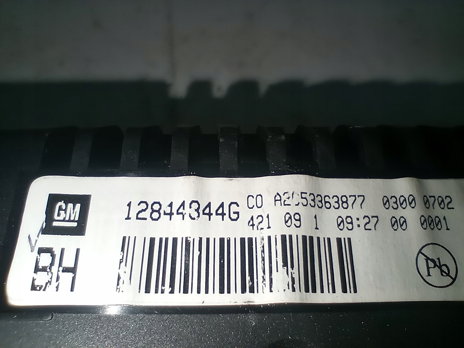 Chevrolet CRUZE дисплей 12844844G