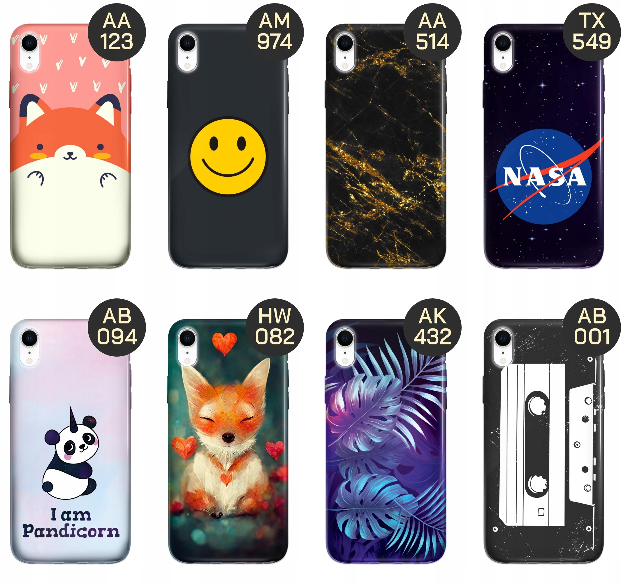 ETUI DO IPHONE XR WZORY TOP100 DESIGN Z NADRUKIEM ZE WZOREM OBUDOWA +SZKŁO Funkcje pochłanianie wstrząsów