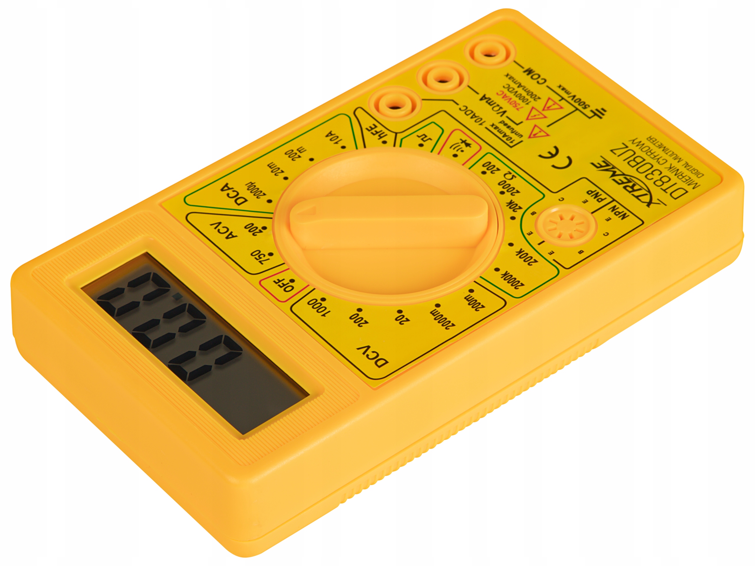 MULTIMETR MIERNIK CYFROWY UNIWERSALNY TESTER PRĄDU Stan opakowania oryginalne
