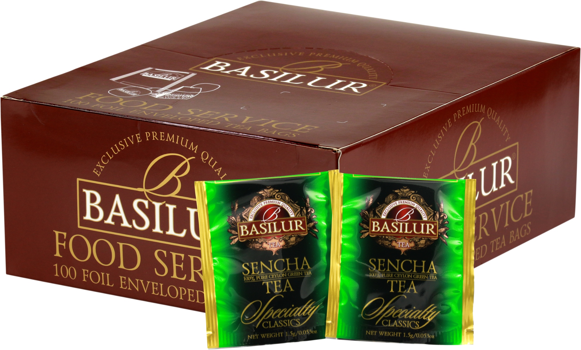 Basilur Sencha čaj HoReCa 100x1,5 g