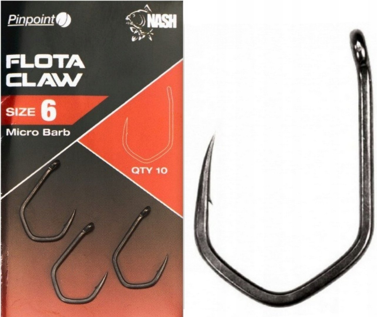 Haczyki Nash Flota Claw Size 8