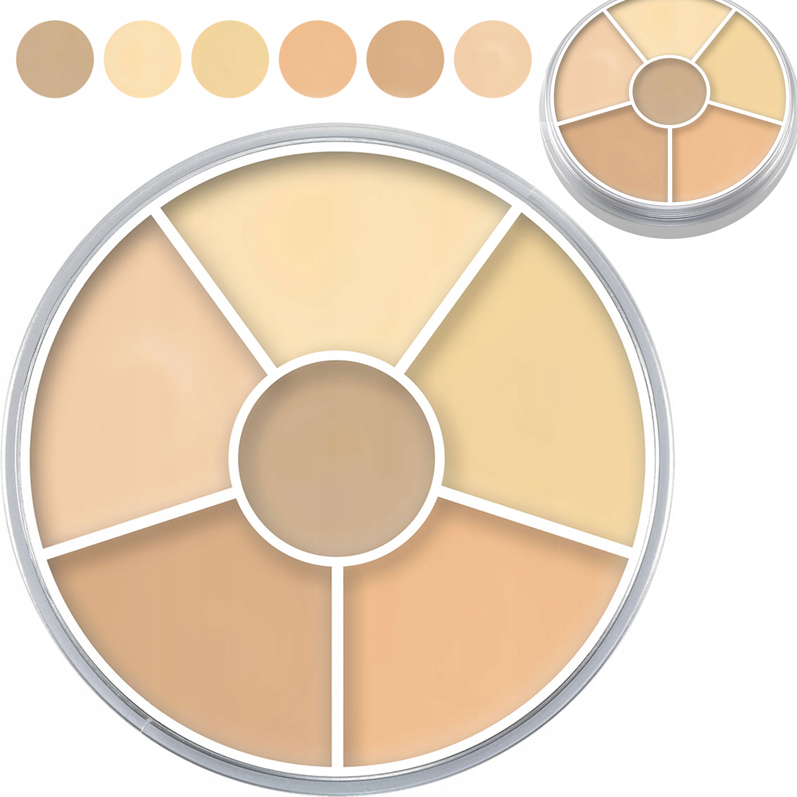 Korektor do twarzy paleta Kryolan Concealer Circle 0